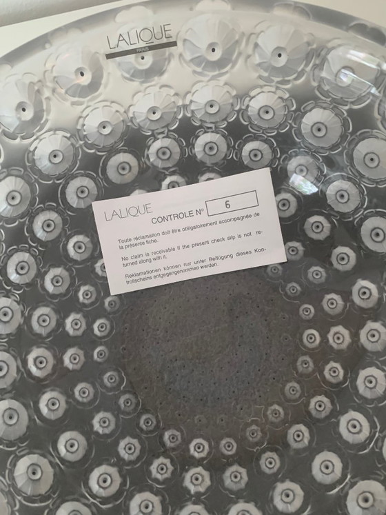 Image 1 of RENE LALIQUE NEMOURS GLASS BOWL Signed