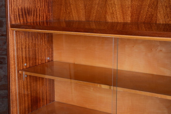 Originale Mid-Century-Vitrine von Nový Domov, Mahagoni, tschechisch, 1950er Jahre – Glass, Wood (photo 9 of 16)