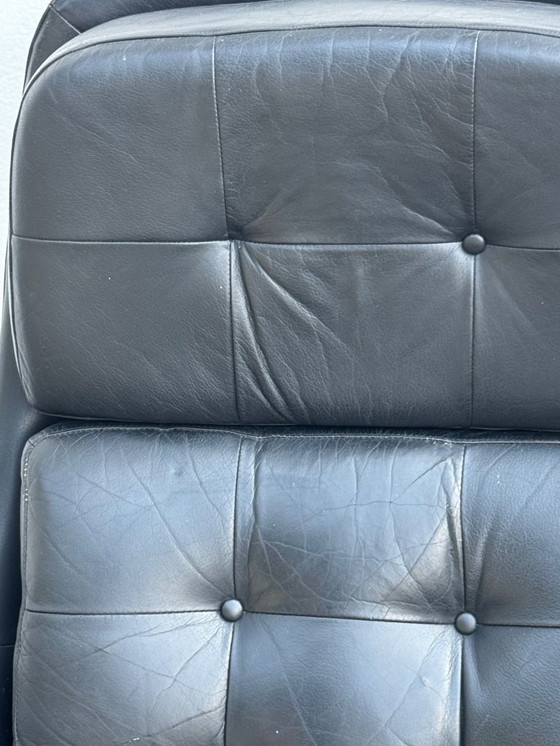 Image 1 of Vintage Bramia draaibare fauteuil met voetenbankje