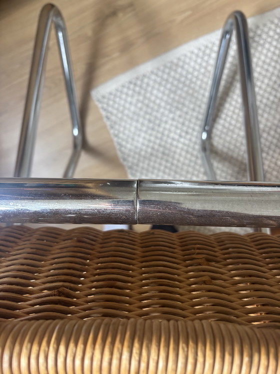 Tabouret de Bar Rohé Noordwolde Vintage 1970 – Tabourets de bar, Metal, Rattan (photo 8 of 12)