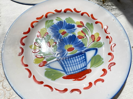 2 St Clement Luneville 19th Century Floral Pattern Plates – Crockery (photo 8 of 11)