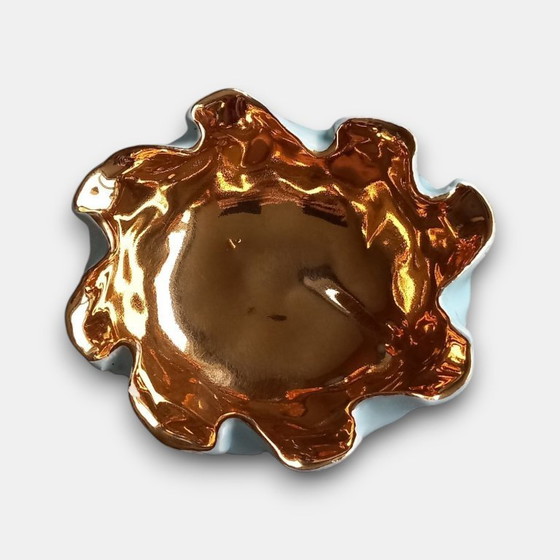 Image 1 of Vintage (1950-1970) decoratief keramische schaal uit de mid-century periode (ca. 1950–1970).