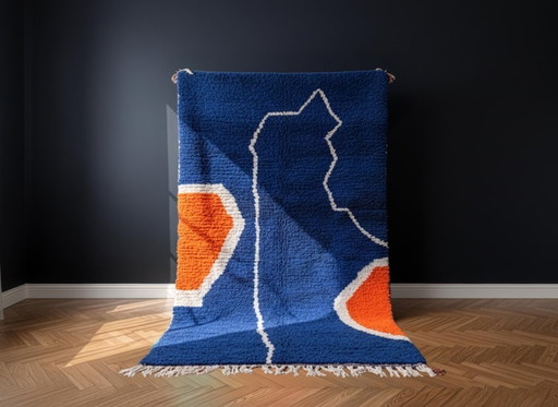 Marokkanischer handgeknüpfter Teppich, 200 cm x 300 cm