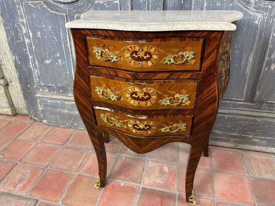 Image 1 of Louis XV marquetry chiffonier