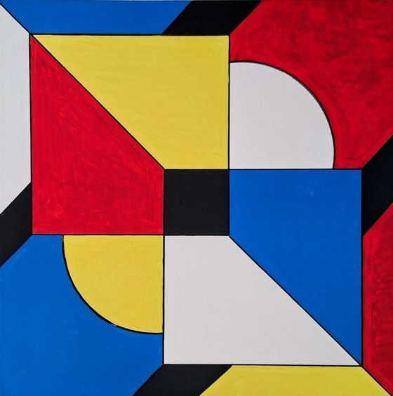 Image 1 of Enzo SAN MARCO - War Plane Mondrian