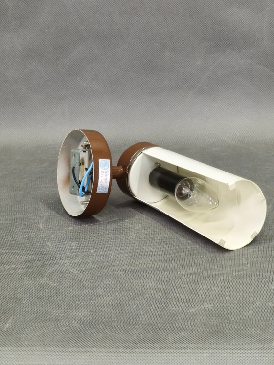 Image 1 of Verstelbare Tsjechische Napako wandlamp van gelakt metaal, jaren 60