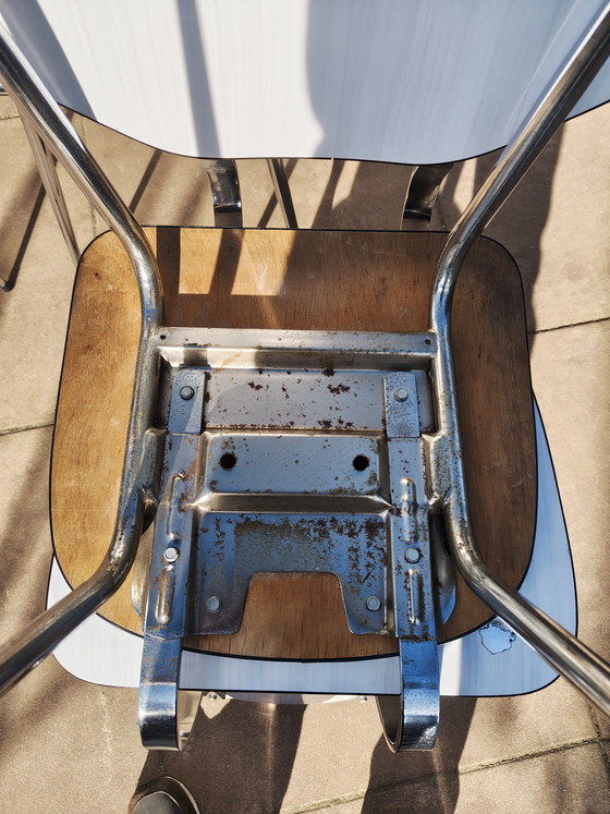 Image 1 of 4 Brabantia Formica kitchen chairs, 1960s
