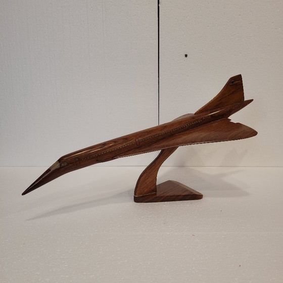 Image 1 of Modello di aereo "Concorde", legno, f. s. XX - Inghilterra