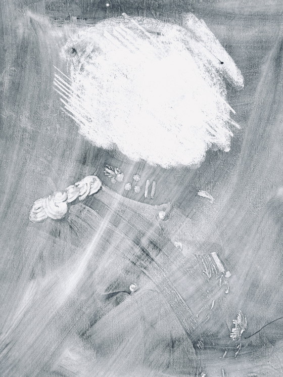 Image 1 of Robert Detheux "Le bel igérant" triptych of paintings, 1978