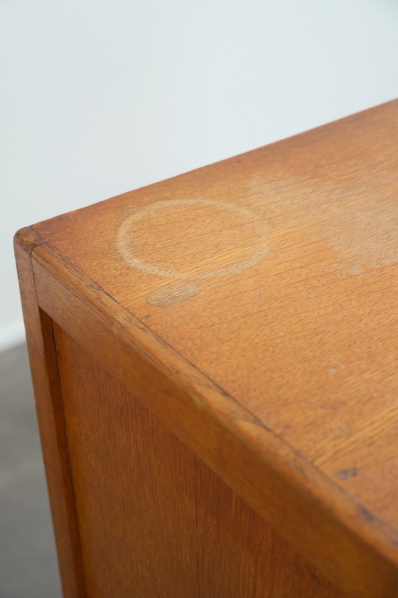 Image 1 of Antiek Art Deco kastje/boekenkastje uit begin 20e eeuw in Amsterdamse school stijl