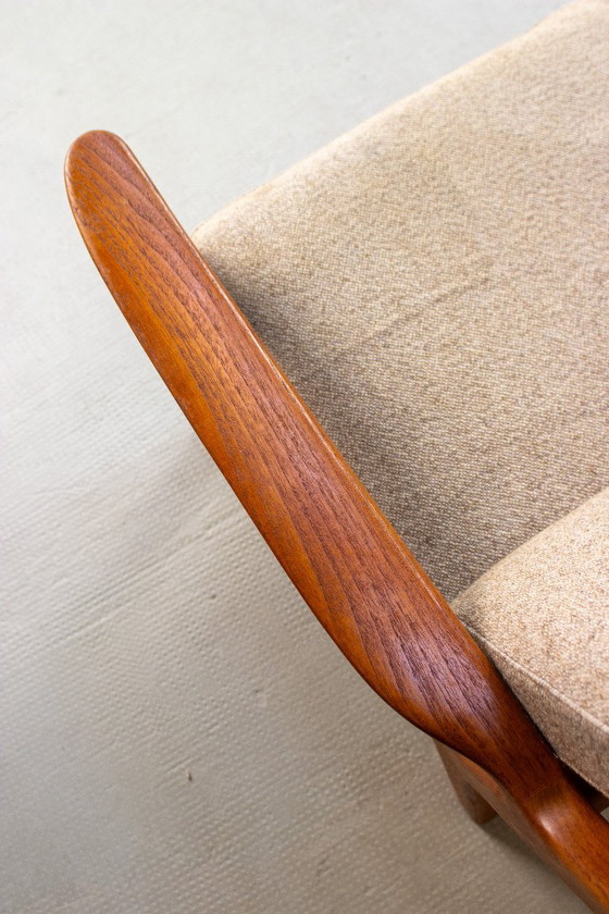 Canapé Vintage en Teck 3 Places Juul Kristensen Danish Mid Century – Canapés 3 places, Wool (photo 21 of 22)