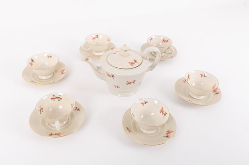 Vintage theeservies van Johann Seltmann voor Beieren, Duitsland, jaren 1960.
