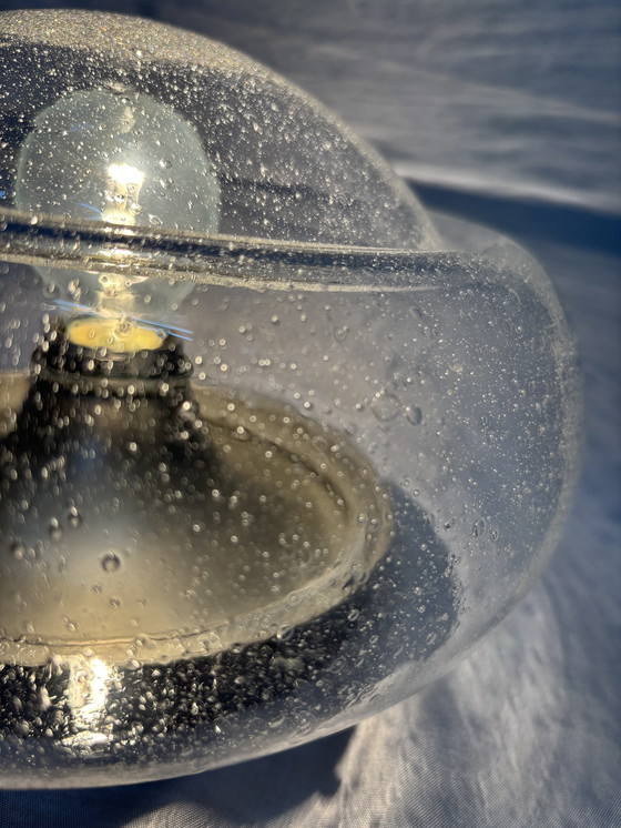 Image 1 of Applique ou plafonnier vintage en verre bulle Doria Leuchten '60