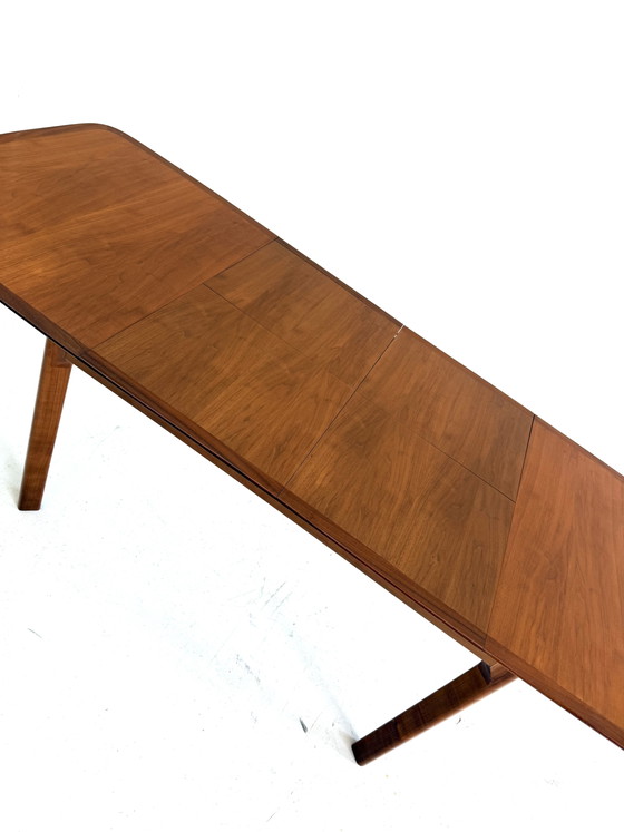 Table de salle à manger extensible XL vintage, Lübke ‘70 – interlübke, Tables de salle à manger, Wood, Metal (photo 11 of 15)