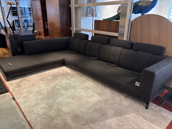 Image 1 of Minotti Andersen Divano angolare 240x330cm tessuto "Sable" bouclè