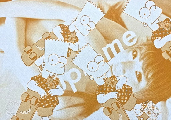 Image 1 of Death NYC - Bart Simpson et Supreme - Édition limitée avec certificat