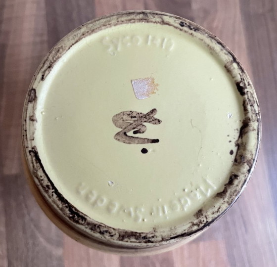 Image 1 of Syco Keramik Sweden - Vintage aardewerken vaas model 1410