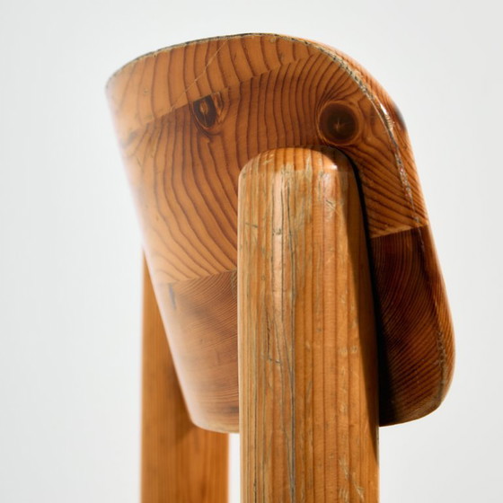 Image 1 of MK10537 Esszimmerstuhl aus Kiefernholz von Rainer Daumiller für Hirtshals Savvaerk, 6-teilig