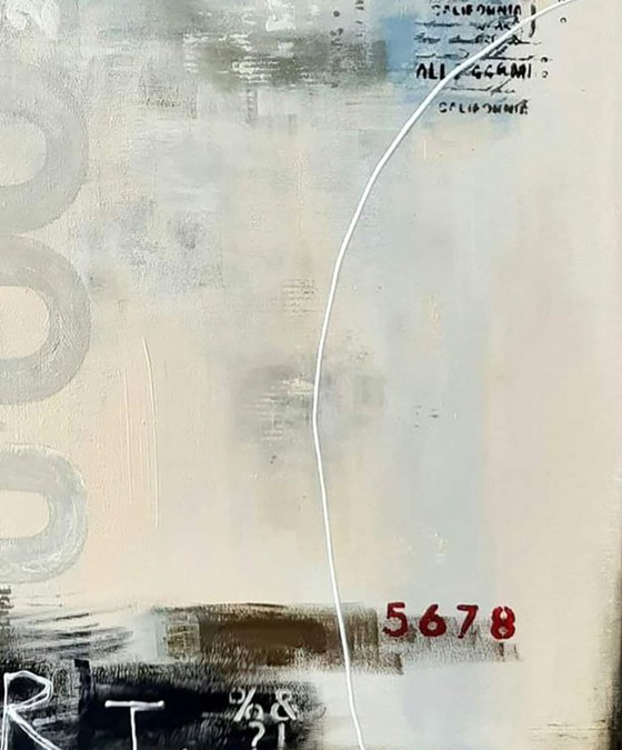 Original Acrylic Painting Contemporary Street Art Movement Towards Health – Paintings & Drawings, Canvas (photo 7 of 7)