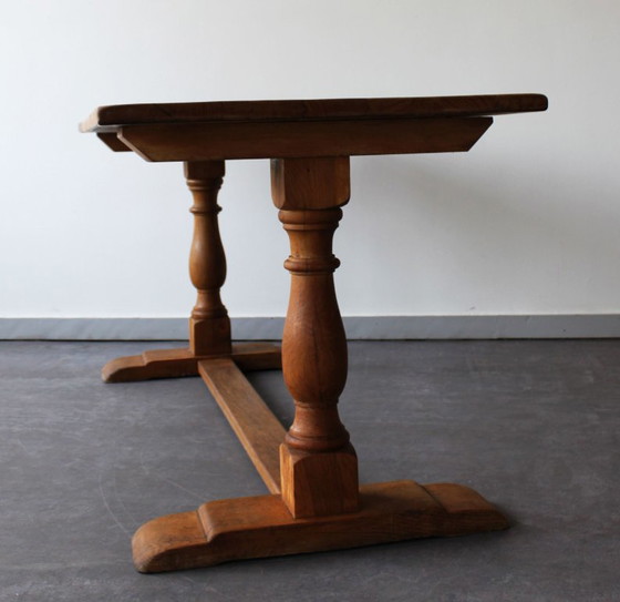 Image 1 of Monastery table, rustic style, early 20th century.