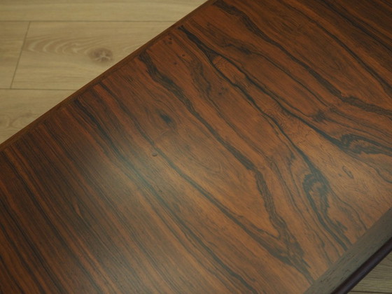 Enfilade danoise en palissandre, crédence basse style galerie à pieds coniques, années 60 – Meubles tv, Wood (photo 8 of 10)
