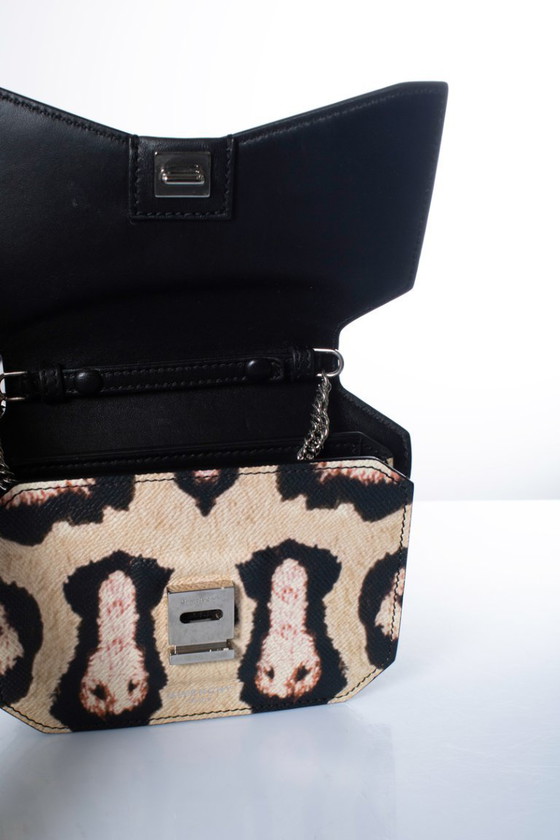 Image 1 of Givenchy schoudertas met luipaardprint en strik