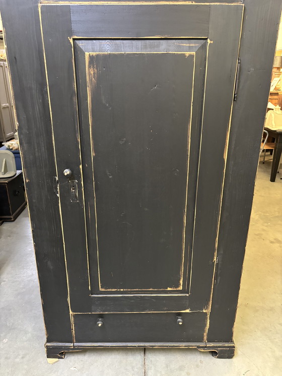 Image 1 of Brocante eendeurskast / garderobekast / kledingkast 