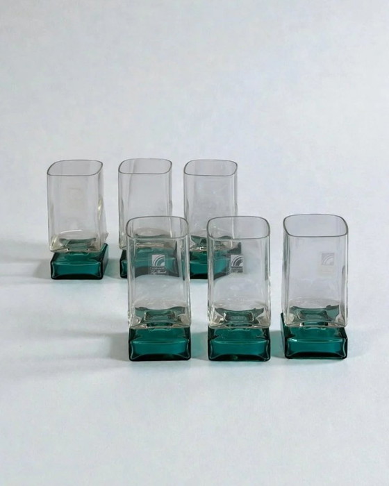 Image 1 of Vintage 90s Glassware Set by Luigi Bormioli for Light & Music