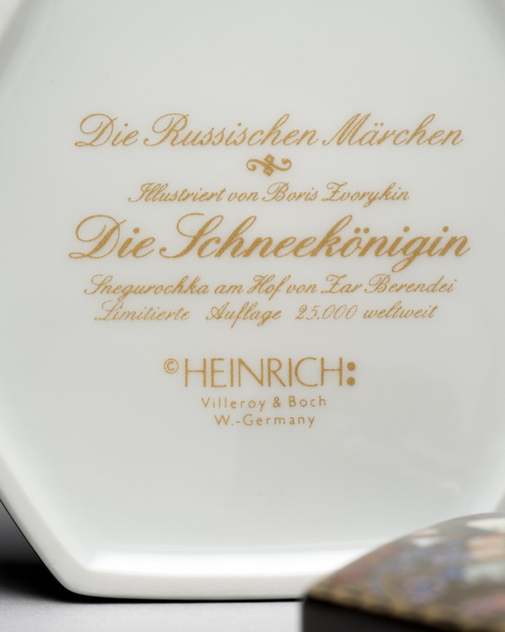 Image 1 of Heinrich Villeroy & Boch Boris Zvorykin Die Schneekönigin Russian Fairy Lid-box