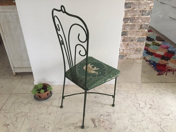 Image 1 of Vintage Cast Iron Garden Chair