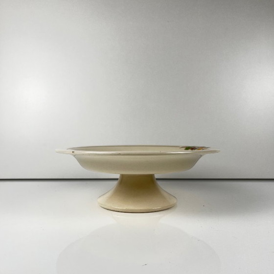 Image 1 of Compotier Longwy , début XXème s. , décor Floral