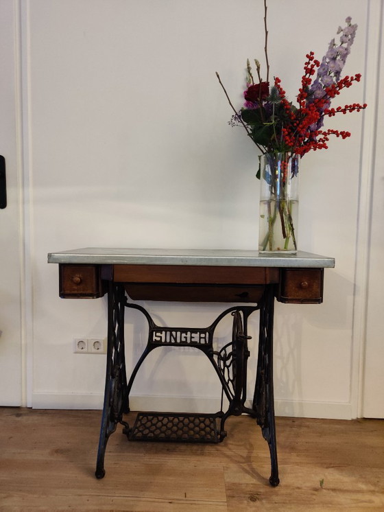 Image 1 of Singer sewing machine table