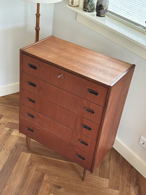 Commode vintage en bois de teck danois, années 50/60/70 – Wood (photo 11 of 15)