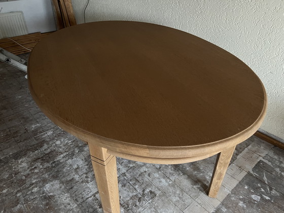 Image 1 of Solid oak table