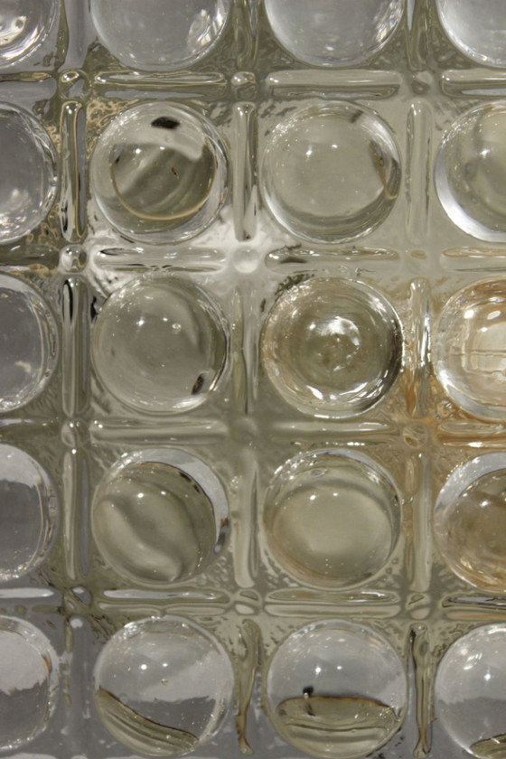 Image 1 of Vintage bubble wall light, molded glass, Limburg style, Helena Tynell, 1970s