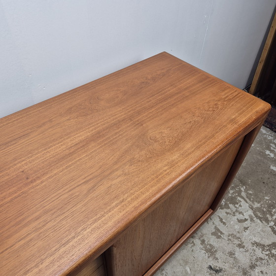 Image 1 of Dyrlund vintage 1960s teak sideboard, wall cabinet, TV cabinet