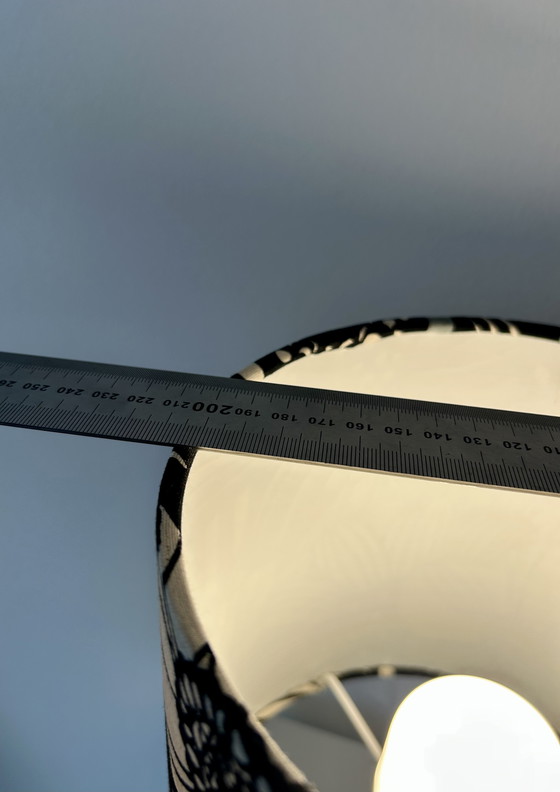 Image 1 of Upcycled table lamp on an MCM vase - wireless, suitable for balconies