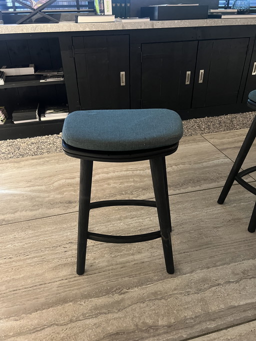 For Sale Tall Manutti Table With 5 Stools