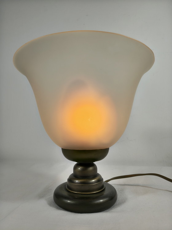 Image 1 of Vintage Art Deco Uplight Table Lamp Lucie N08