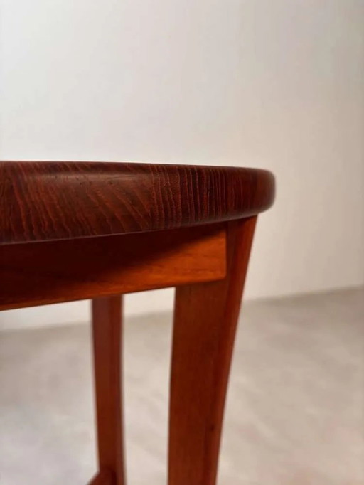 Danish solid teak side table 1960s