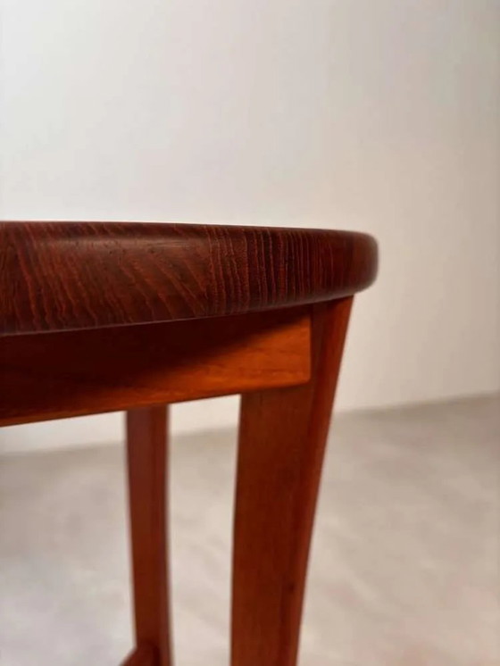 Image 1 of Danish solid teak side table 1960s