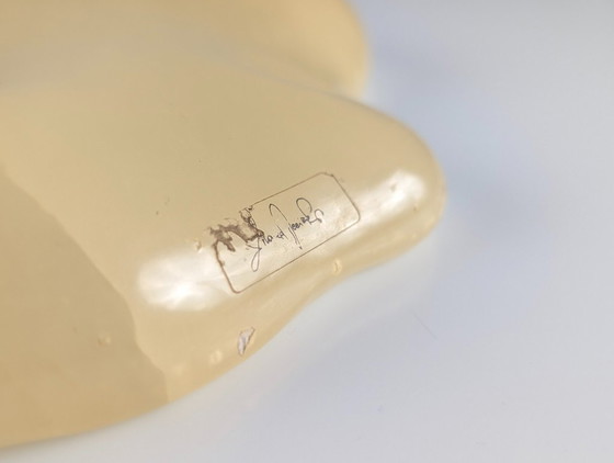 Marco Ricciardi Broken Egg Alabaster Table Lamp Sculpture, Italy, 1980s – Metal, Plastic (photo 17 of 21)