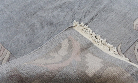 Original Modern Designer Highland Wool Rug Nepal 294 x 249 cm, Rugs & carpets, Grey (photo 6 of 8)