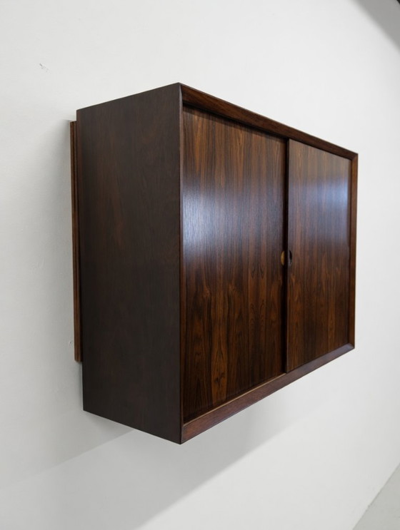 Image 1 of Rosenholz-Wandschrank von Poul Cadovius für CADO.