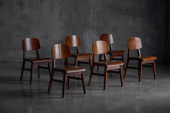 Image 1 of Zeldzame stoel "Tout Bois" Toegeschreven aan Jean Prouvé, Frankrijk, 1941