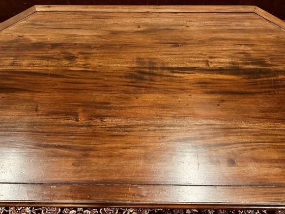 Classic English hexagonal Conference table dining table – Wood (photo 16 of 16)