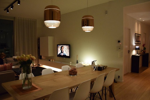 2 lampes Prandina Copper Gong design
