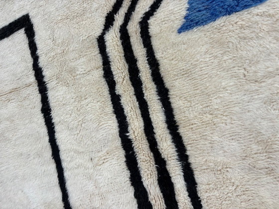Image 1 of Farbenfroher marokkanischer Mrirt-Wollteppich 200x300 cm – Handgewebter Berberteppich