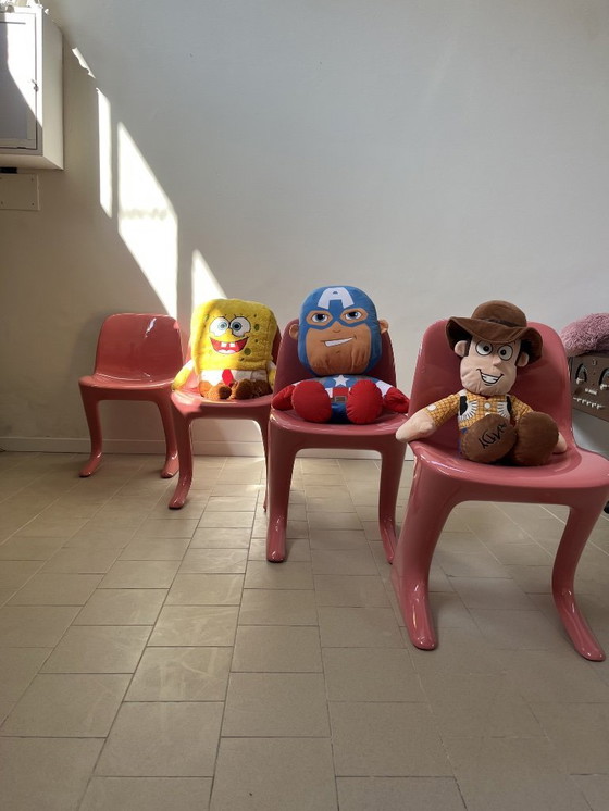 Image 1 of 4/6 sedie "Z"o "Kangaroo"  design anni 70 Ernst Moeckl per Horn 