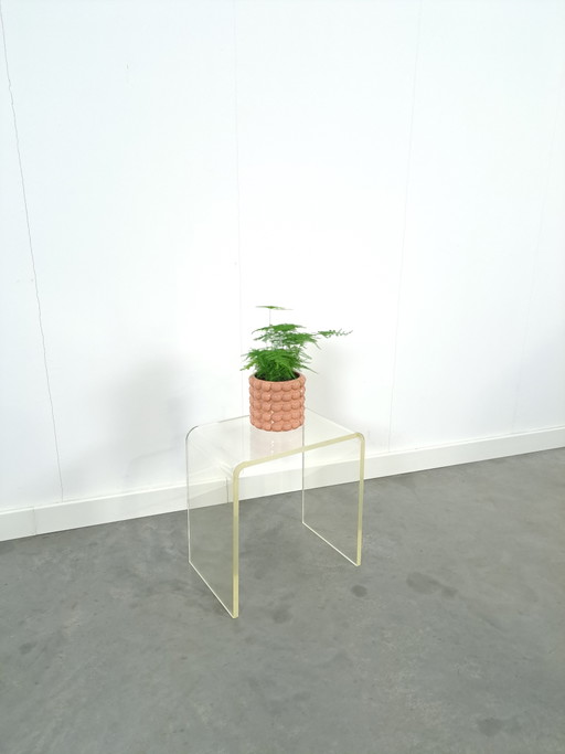 Kunststoff Hoch Gebogener Plexiglas Tisch